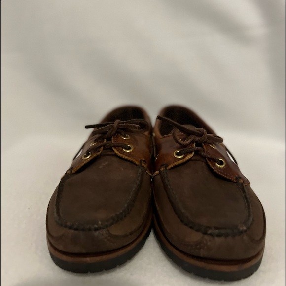 Harbour HC Size 7 1/2D Leather Boat Shoes - Picture 2 of 15